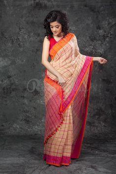 New Arrival Designer Linen Silk Saree