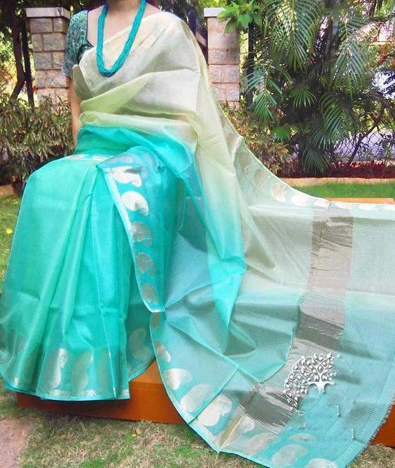 New Arrival Designer Linen Silk Saree