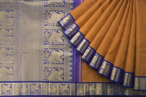 Excellent Brown Color Designer Saree