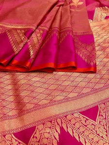 Exclusive Pink Color Designer Saree