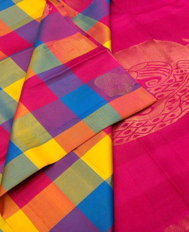 Captivating Pink Color Designer Saree
