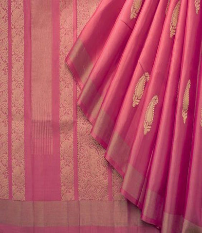 Captivating Pink Color Designer Saree