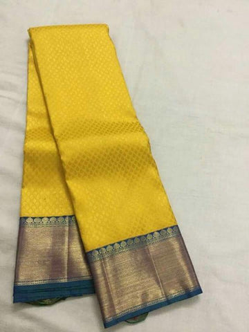 Exclusive  Yellow Color Designer Saree