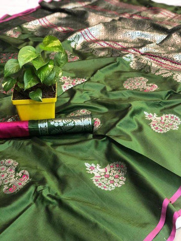Exclusive Green Color Designer Saree