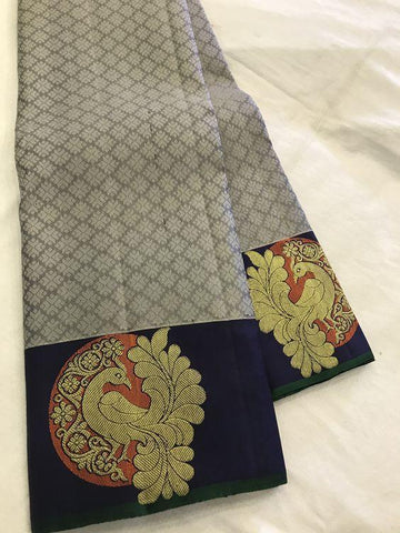 Awesome Gery Color Designer Saree