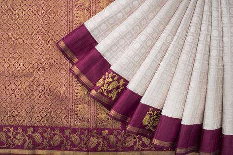 Aweosme White Color Designer Saree