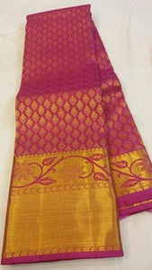 Excellent Maroon Color Kanjivarm Designer Saree