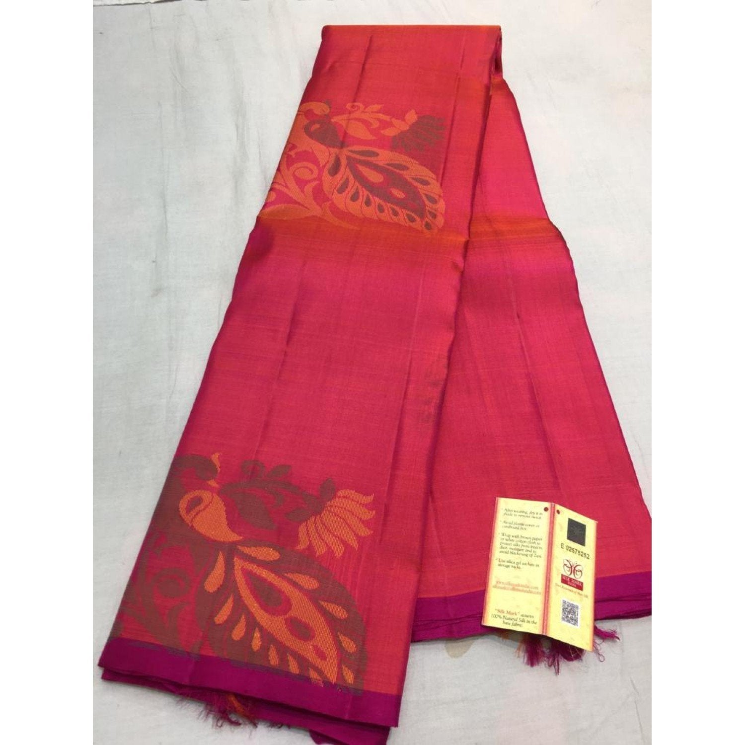 Classy Red Color Kanjivarm Designer Saree – My Store