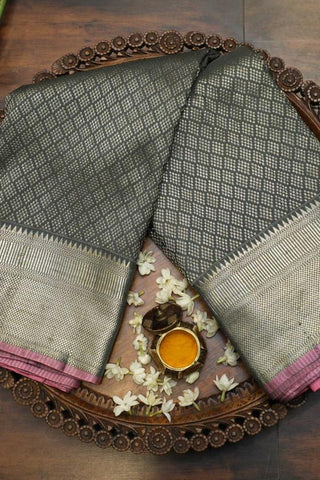 Copy of South Indian Black Color Kanjivarm Designer Saree
