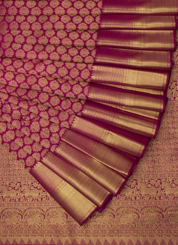 Fancy Rani Pink Color Designer Saree