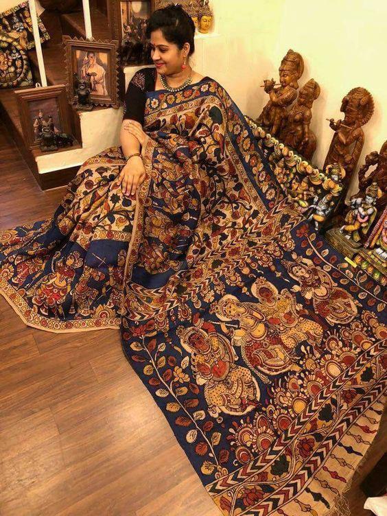 Phenomenal Multi Colour Digital Printed Linen Zari Patta Saree with Blouse